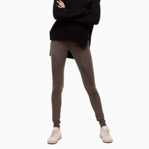 Aritzia Wilfred Free Vegan Suede Daria Pant